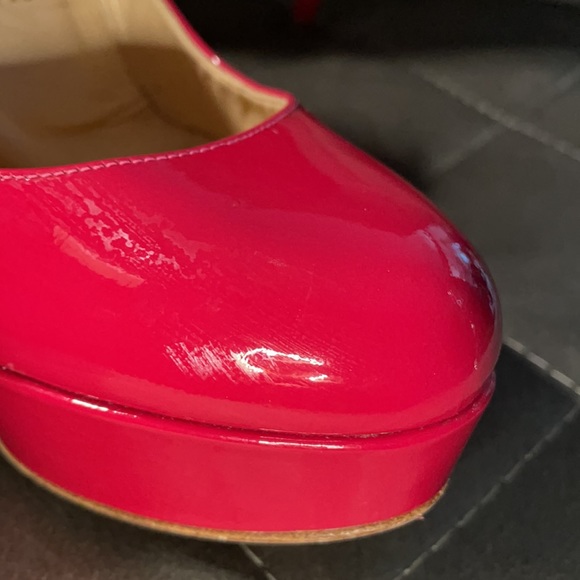 Pink Christian Louboutin patent Bianca 140 mm - Picture 4 of 10